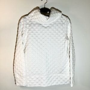 White Cowl Neck Sweater